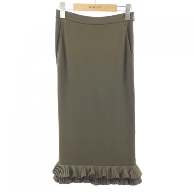 Max Mara Skirt Khaki in Green from The Reluxe, photo 1 of 1