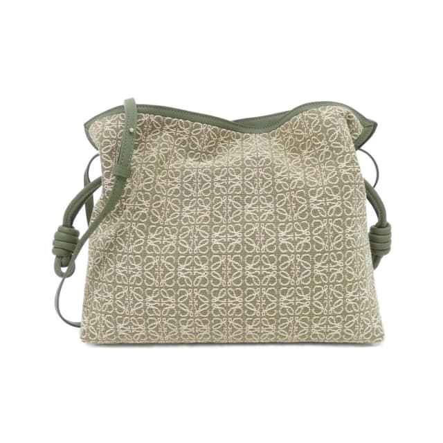 Loewe Flamenco Clutch Green in Green Canvas from The Reluxe, photo 1 of 1