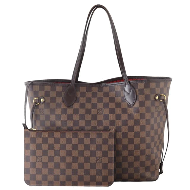 Louis Vuitton Neverfull MM Damier Ebene in Brown Canvas from Luxe.It.Fwd, photo 1 of 1