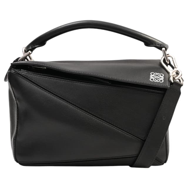 Loewe Puzzle Bag Small Black from VINTAGE QOO TOKYO, photo 1 of 1