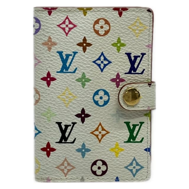 Louis Vuitton Agenda Monogram Multicolor Carte Duval Blanc in White Canvas from The Reluxe, photo 1 of 1