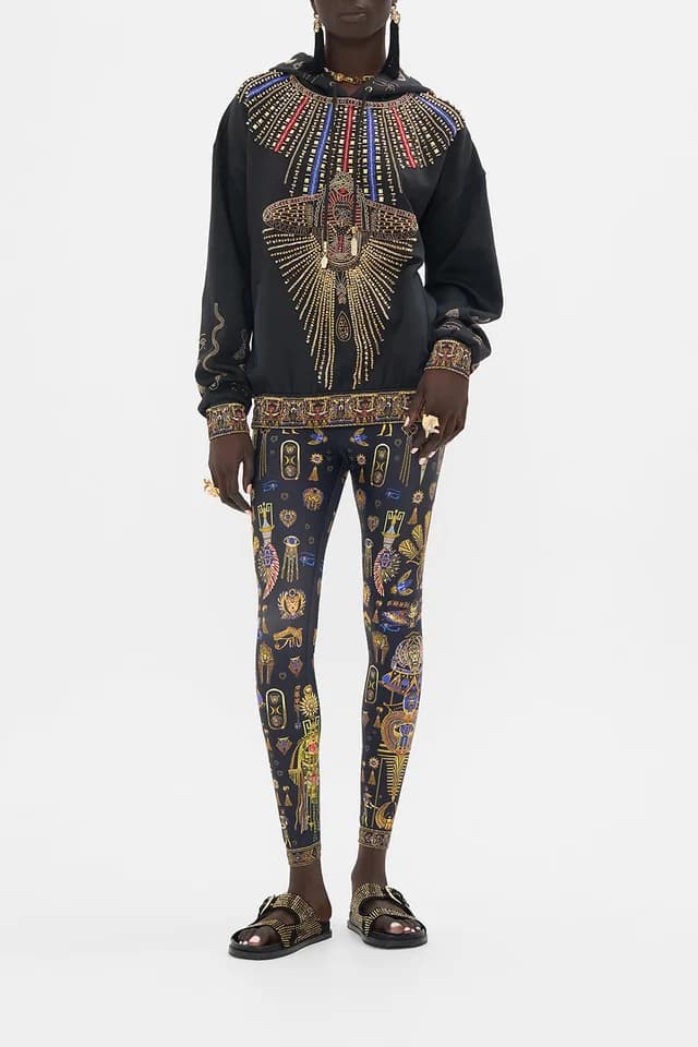 Camilla eBoutique EMBROIDERED HOODIE WITH SIDE POCKETS CARTOUCHE KINGDOM, image 1 of 1 from CAMILLA