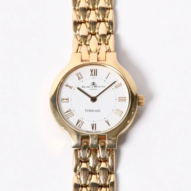 Tiffany & Co. Baume & Mercier Classic Watch 14k White Dial in White from The Reluxe, photo 1 of 1