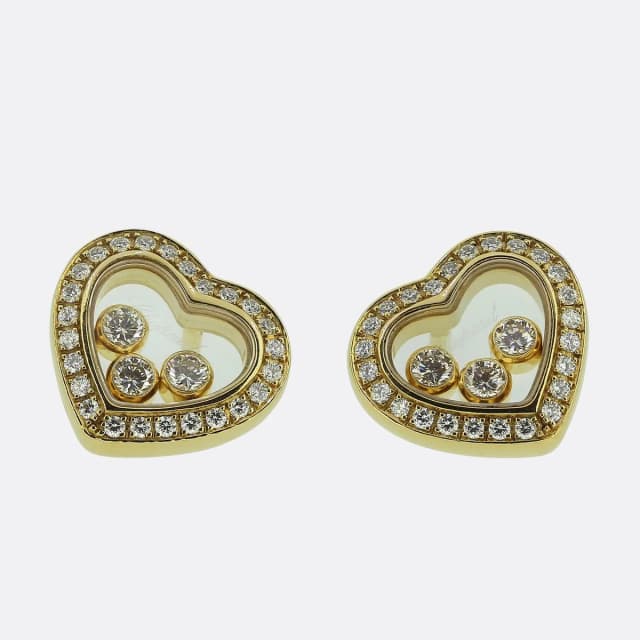 Chopard Happy Diamonds Icons Earrings from The Vintage Jeweller, photo 1 of 1