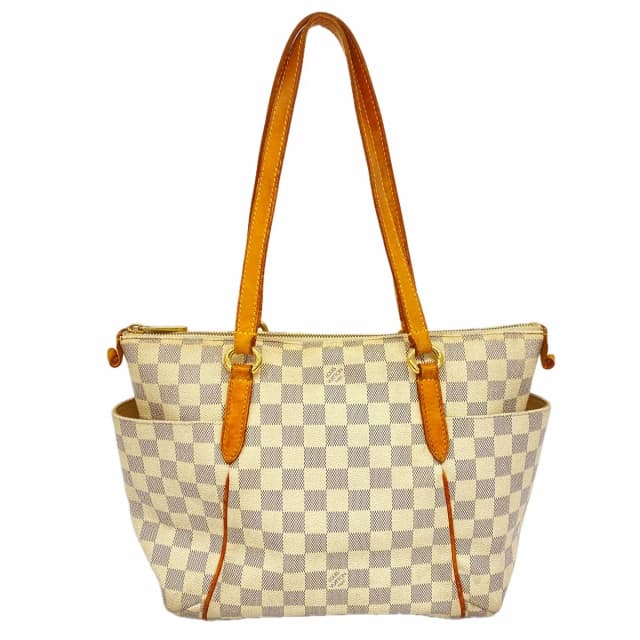 Louis Vuitton Tote Bag Damier Azur Totally PM White in White from The Reluxe, photo 1 of 1