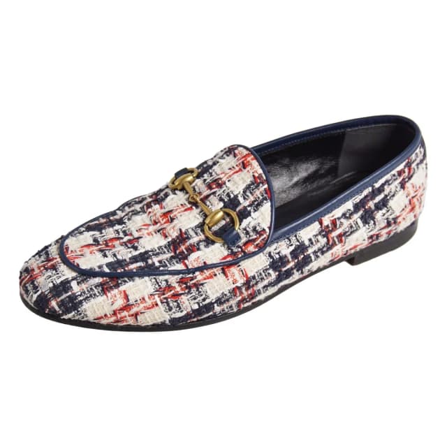 Gucci Loafers Moccasins Horsebit in Tweed from The Reluxe, photo 1 of 1