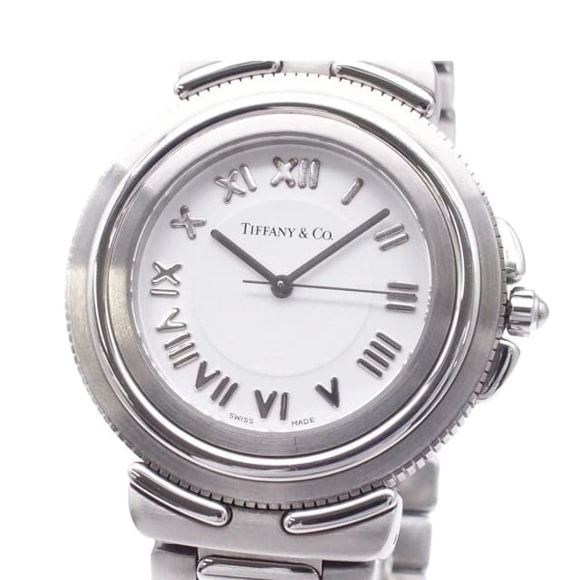 Tiffany & Co. Intaglio White Dial SS Watch in White from The Reluxe, photo 1 of 1