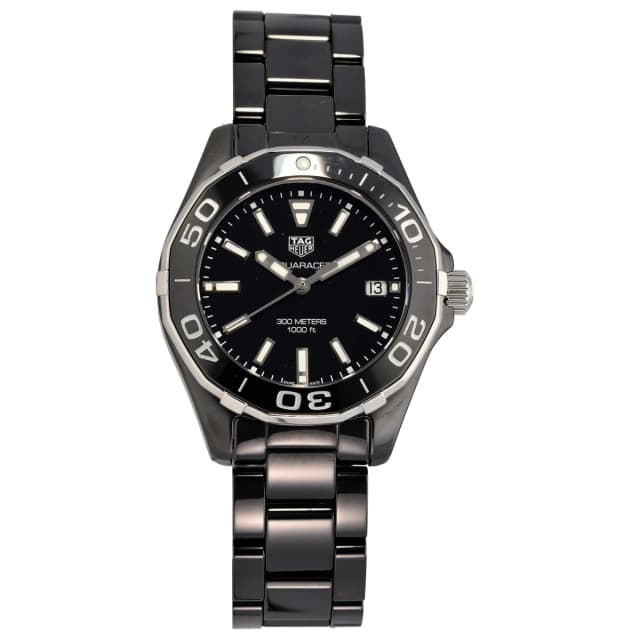 TAG Heuer Aquaracer WAY1390 35mm Ceramic Watch in Ceramic from H&T, photo 1 of 1