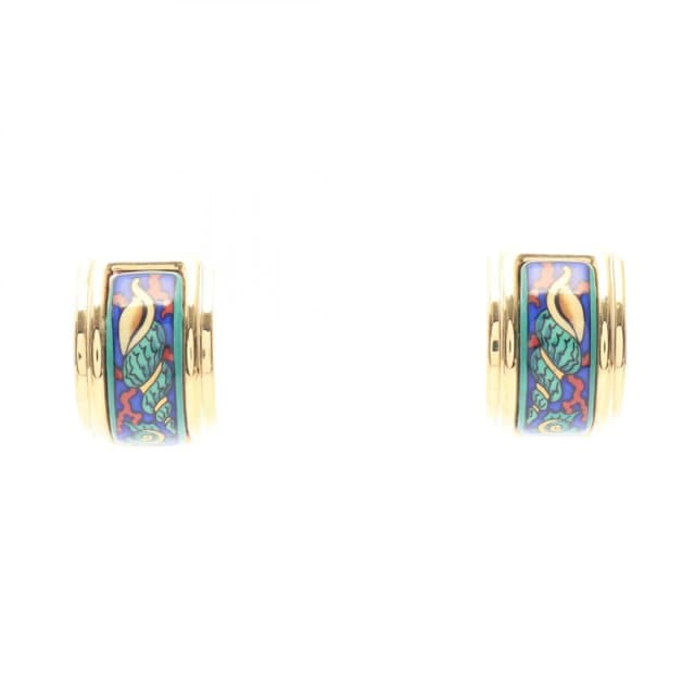 Hermès Earrings Enamel Gold in Gold from The Reluxe, photo 1 of 1