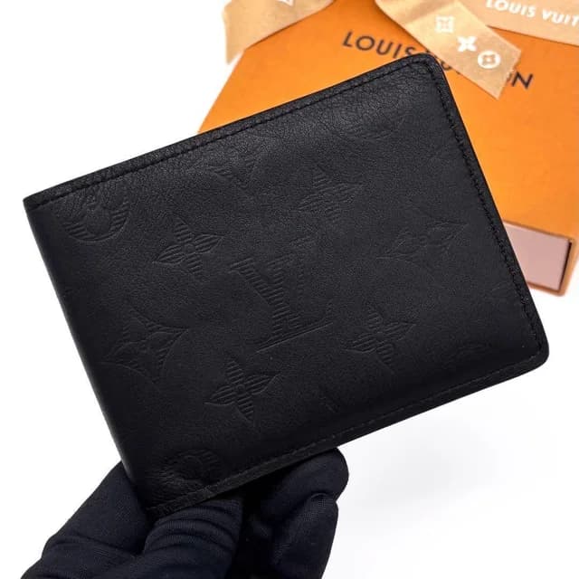 Louis Vuitton Monogram Shadow Portefeuille Multiple Bifold Wallet in Leather from The Reluxe, photo 1 of 1