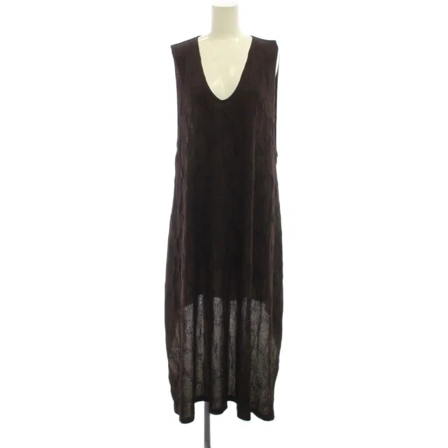 Brunello Cucinelli Long Vest Gilet Brown Neck Length in Brown from The Reluxe, photo 1 of 1