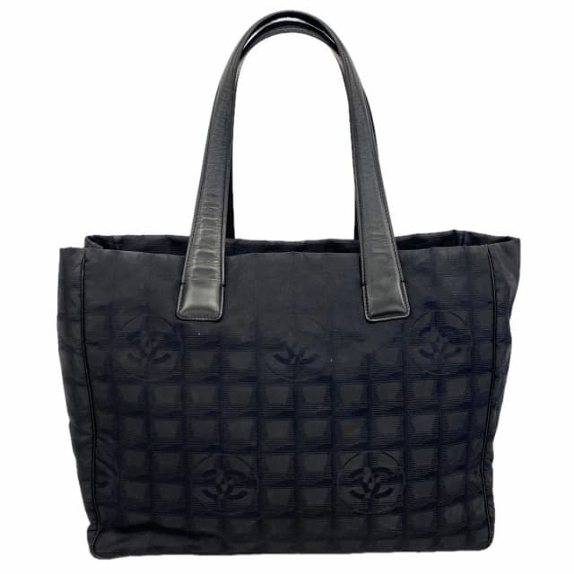 Chanel Tote Bag New Travel Nylon Black Gold in Black Nylon from The Reluxe, photo 1 of 1