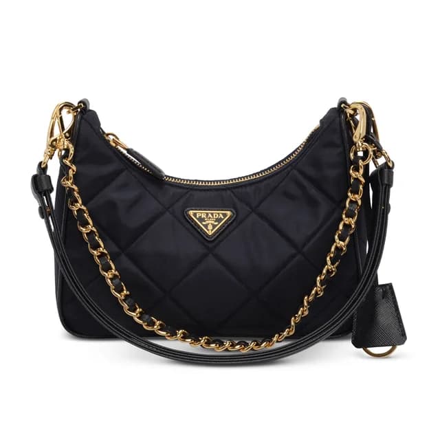Prada Quilted Nylon Re-Edition Mini Bag in Navy Nylon from Blue Spinach, photo 1 of 1