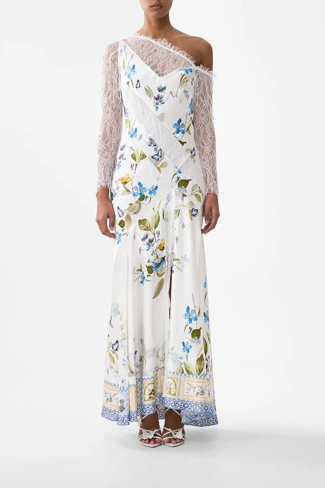 Camilla eBoutique LACE SPLICE ONE SHOULDER DRESS BOTANICAL BALLADS, image 1 of 1 from CAMILLA