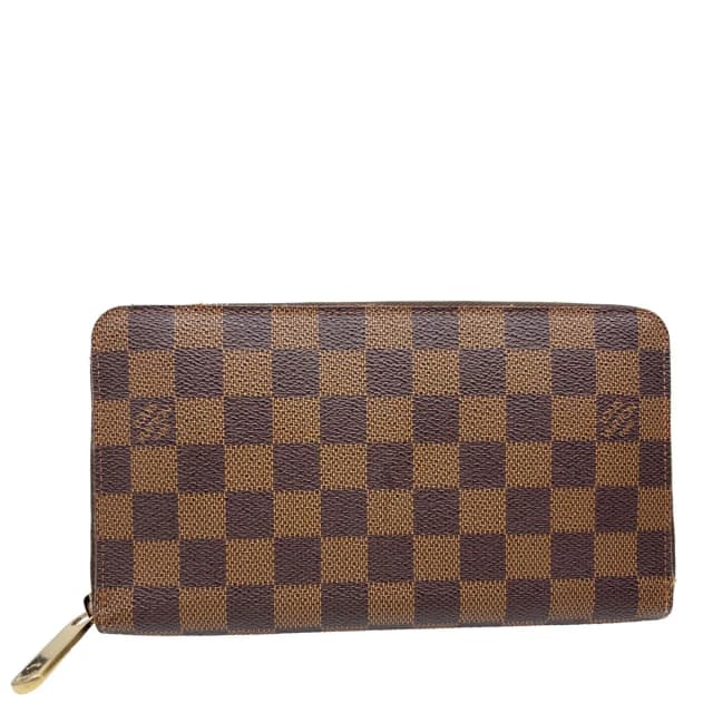 Louis Vuitton Damier Ebene Organizer Wallet Brown in Brown Canvas from Dallas Designer Handbags, photo 1 of 1