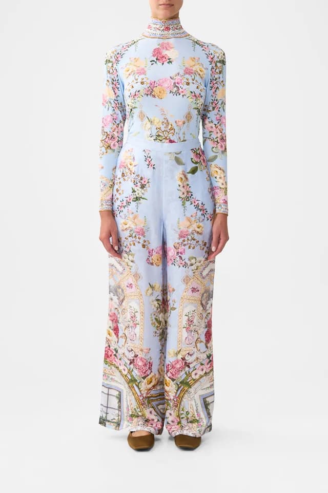 Camilla eBoutique MINIMAL WIDE LEG PANT TILED IN TIME, image 1 of 1 from CAMILLA