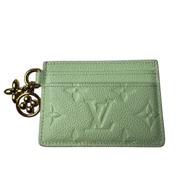 Monogram Empreinte Card Holder LV Charm Case in Leather from The Reluxe, photo 1 of 1