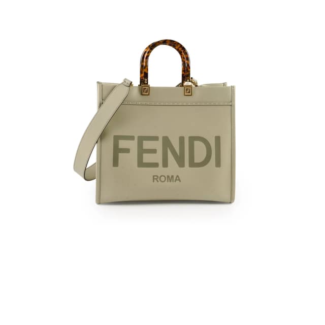 Fendi Sunshine Tote Green in Green Calfskin from The Purse Affair, photo 1 of 1