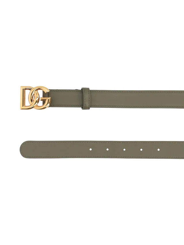 Dolce & Gabbana Leather Belt — Green in Green Leather from HEWI, photo 1 of 1