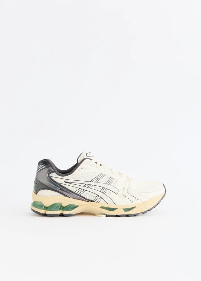 Asics Gel-Kayano 14 'Cream Obsidian Grey' Sneakers in CREAM/OBSIDIAN GREY, image 1 of 1 from Incu
