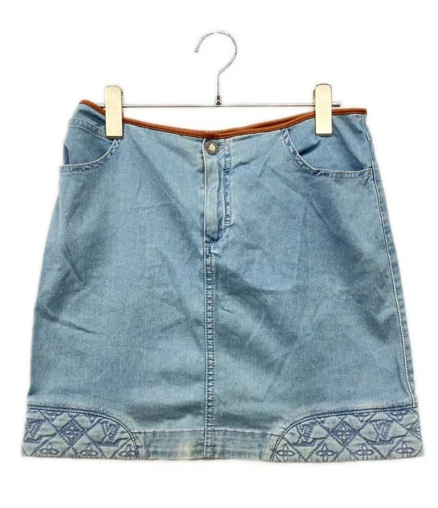 Louis Vuitton Denim Skirt 38 in Denim from The Reluxe, photo 1 of 1