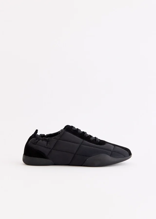 St Agni Stitch Pillow Sneaker in Black, image 1 of 1 from Incu
