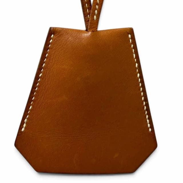 Hermès Veau Barenia Martin Margiela Era Large Clochette Necklace Gold in Gold Calfskin from The Reluxe, photo 1 of 1