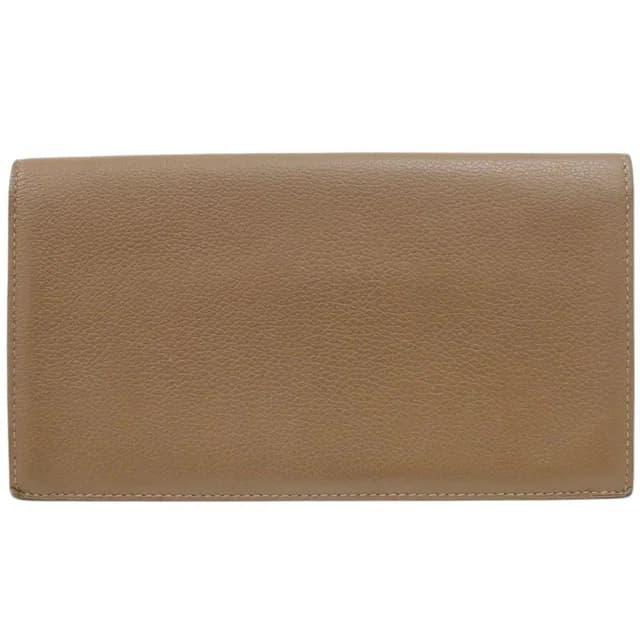 Hermès Citizen Twill Evercolor Brown Silver Wallet in Brown from The Reluxe, photo 1 of 1