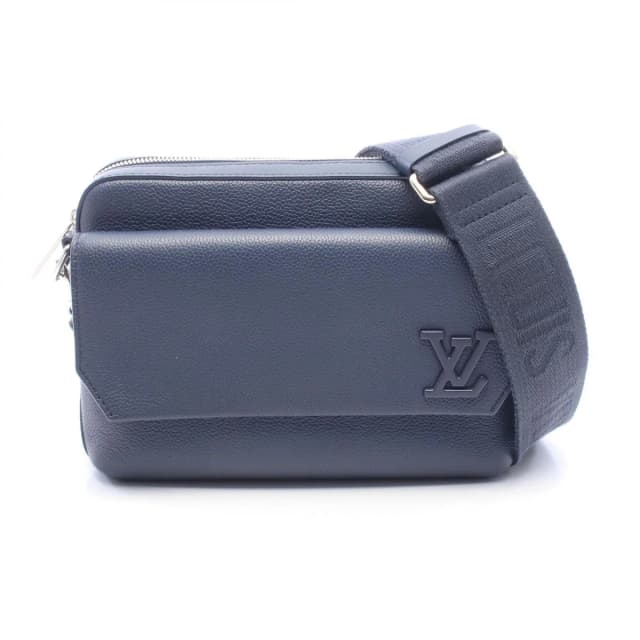 Louis Vuitton Shoulder Bag Fast Line Messenger Aerogram Navy Leather in Navy Leather from The Reluxe, photo 1 of 1