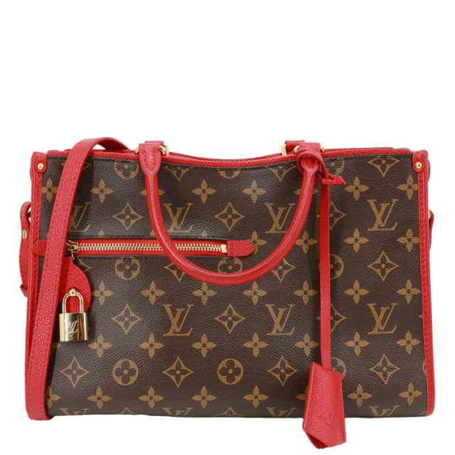 Louis Vuitton Popincourt Monogram Canvas Tote Bag Red in Red Coated canvas from Dallas Designer Handbags, photo 1 of 1