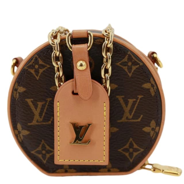 Louis Vuitton Boite Chapeau Mini Monogram Canvas Shoulder Bag Brown in Brown Coated canvas from Dallas Designer Handbags, photo 1 of 1