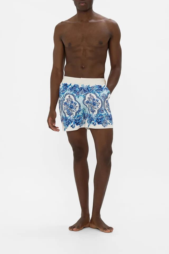 Camilla eBoutique MID LENGTH BOARDSHORT WITH FIXED WAIST A CERAMIC GARDEN, image 1 of 1 from CAMILLA