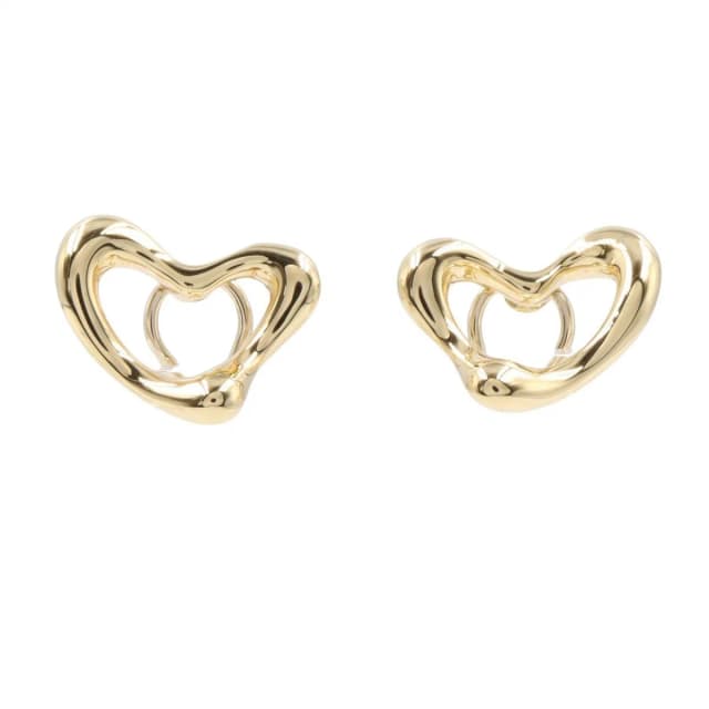Tiffany & Co. Earrings Open Heart Rutilated Quartz 18K from The Reluxe, photo 1 of 1