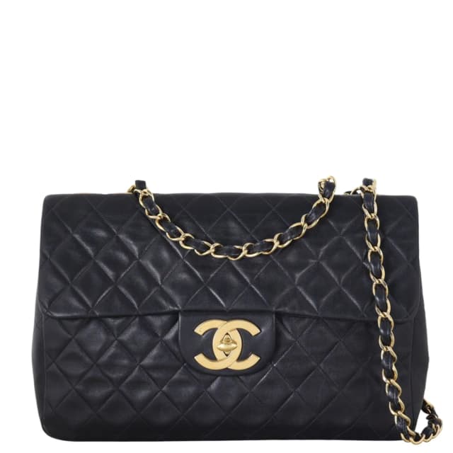 Chanel Maxi Jumbo XL Single Flap in Leather from Luxe.It.Fwd, photo 1 of 1