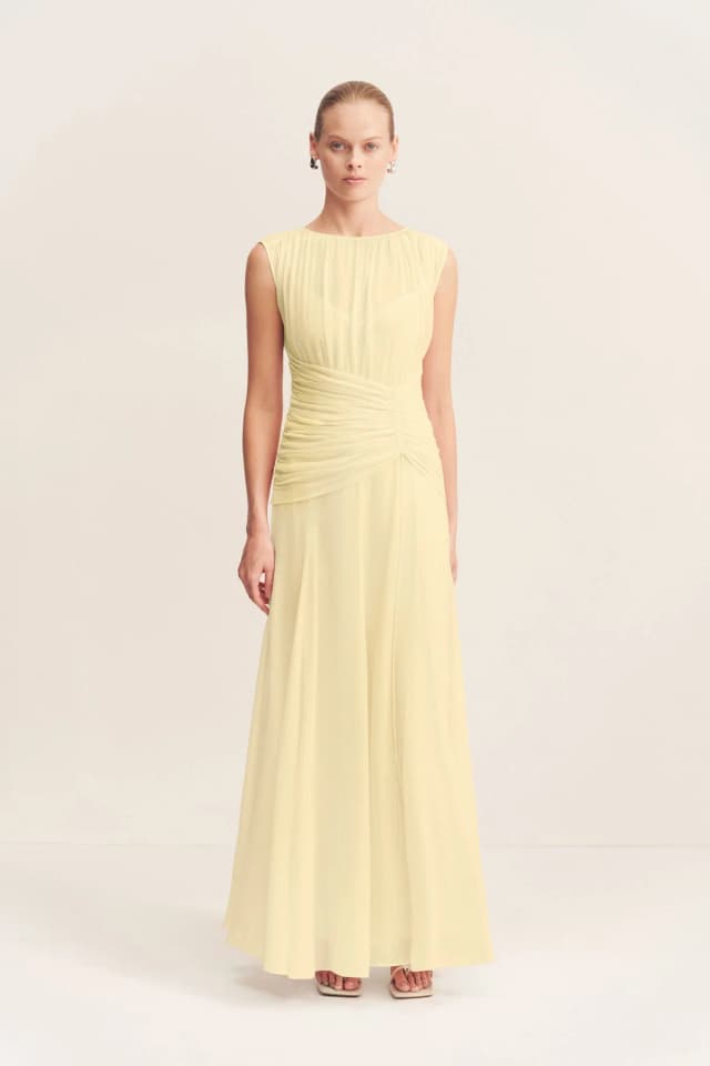 Shona Joy ROMY HIGH NECK MAXI DRESS - SGROPPINO, image 1 of 1 from Shona Joy