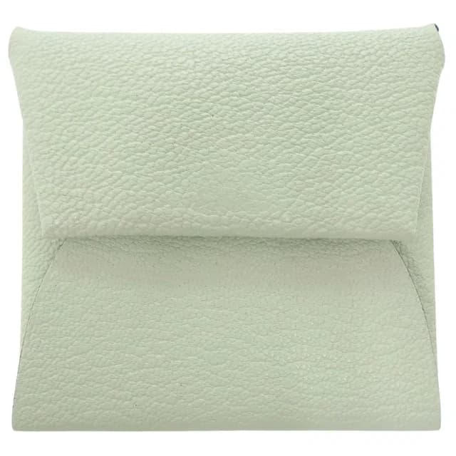 Hermès Bastia Chevre Vert Fizz Coin Purse Green in Green Goatskin from The Reluxe, photo 1 of 1