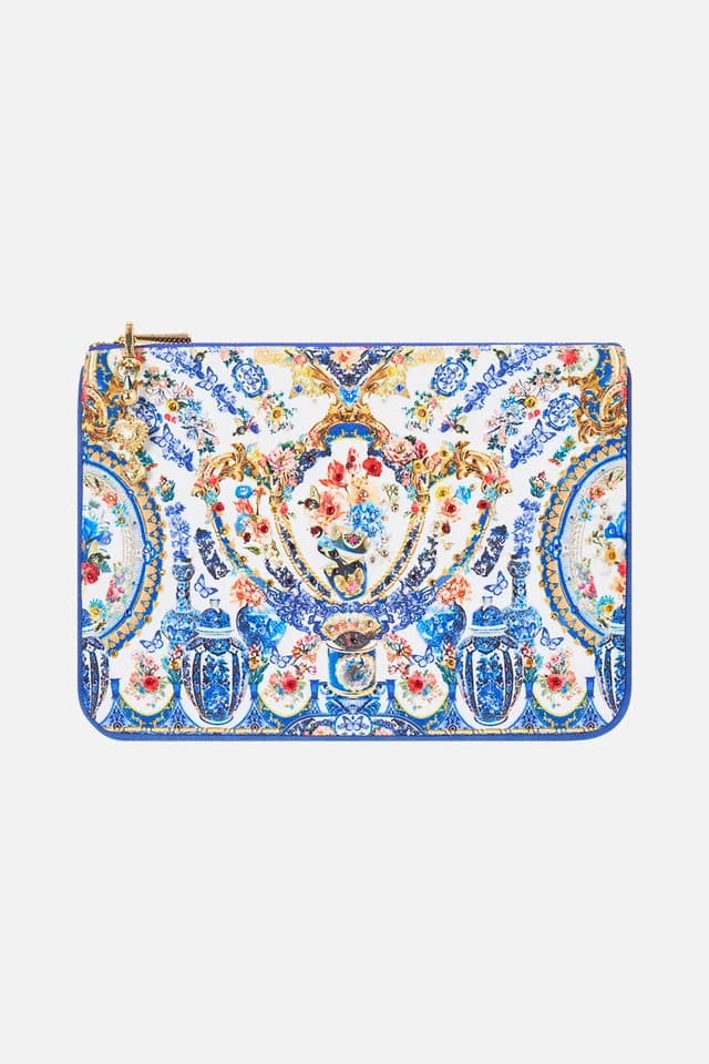 Camilla eBoutique SMALL CANVAS CLUTCH THE POTTERY PARLOUR, image 1 of 1 from CAMILLA