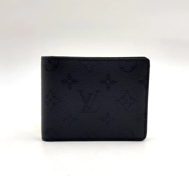 Louis Vuitton Portefeuille Multiple Enabled Leather Black Wallet in Black Leather from The Reluxe, photo 1 of 1