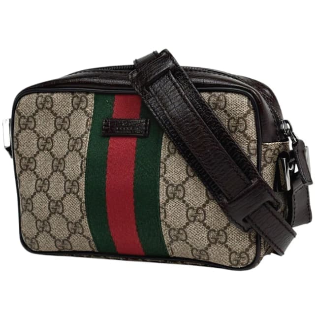 Gucci Shoulder Bag GG Pattern Sherry Line Brown in Brown Coated canvas from The Reluxe, photo 1 of 1