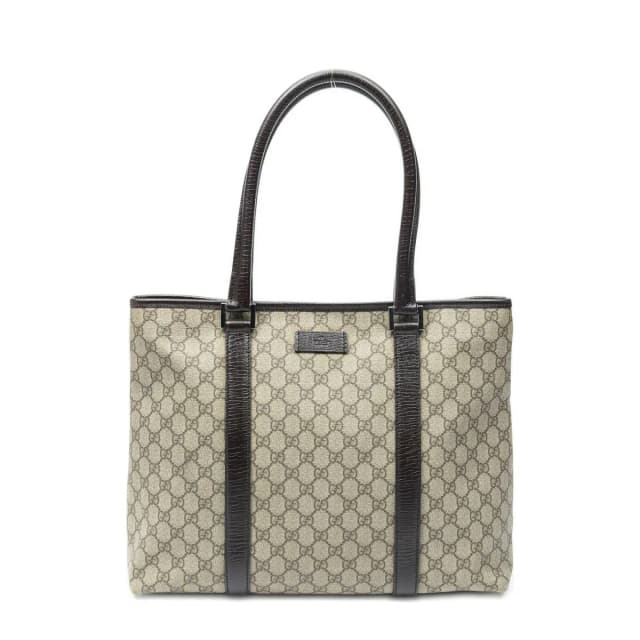 Gucci Large Open Tote Beige Brown GG Canvas in Brown Canvas from The Reluxe, photo 1 of 1