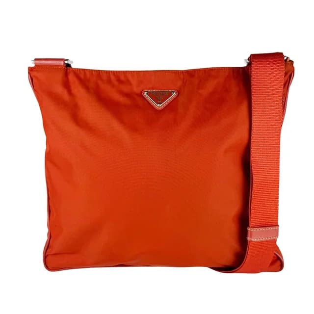 Prada Shoulder Bag Orange in Orange Nylon from The Reluxe, photo 1 of 1