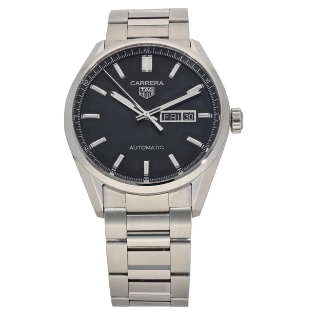 TAG Heuer Carrera WBN2010 41mm Stainless Steel Watch from H&T, photo 1 of 1
