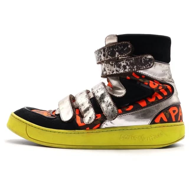 Louis Vuitton Steven Sprouse Monogram Graffiti Velcro Sneakers Multi from The Reluxe, photo 1 of 1