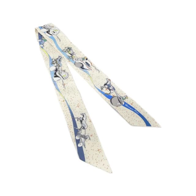 Hermès Space Derby Twilly Scarf in Silk from The Reluxe, photo 1 of 1
