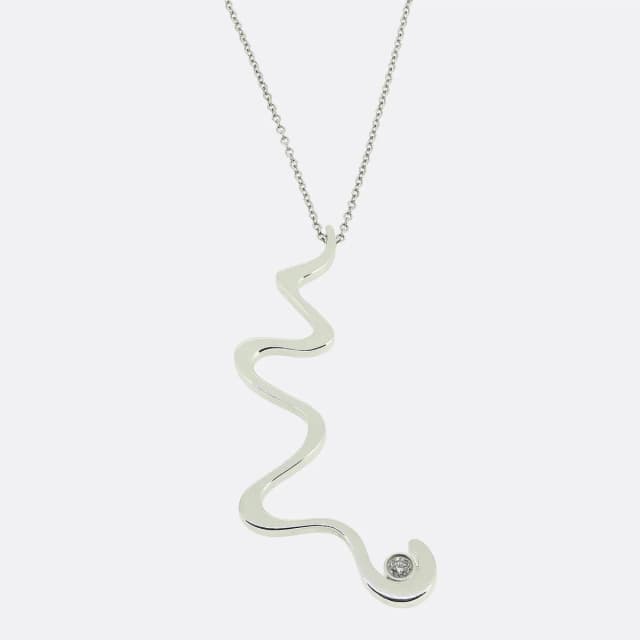 Tiffany & Co. Frank Gehry Diamond Pendant Necklace from The Vintage Jeweller, photo 1 of 1