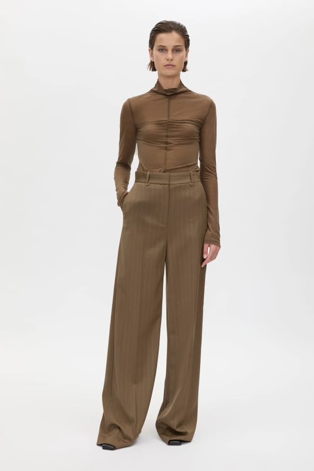 C&M CAMILLA AND MARC SALE Maxim Manstyle Pant in cinnamon, image 1 of 1 from Camilla and Marc
