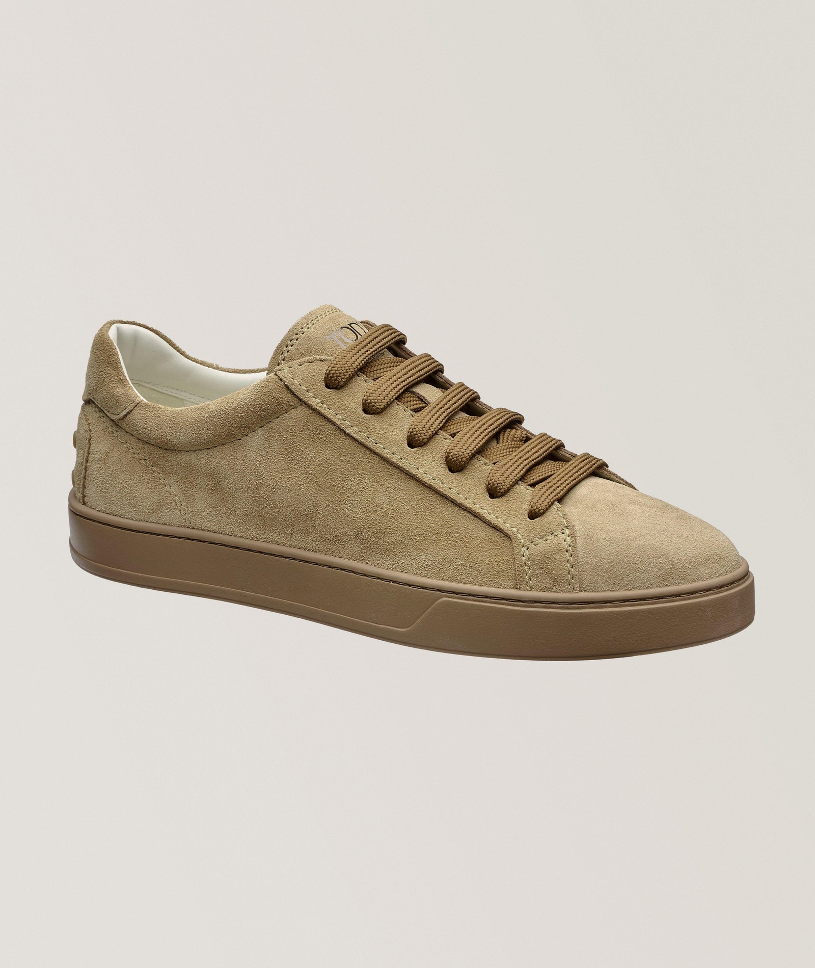 Suede Tennis Sneakers in Brown, image 1 of 1 from Harry Rosen
