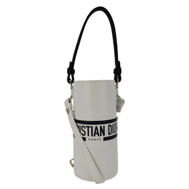 Dior Vibe Bottle Holder Printed Leather Crossbody Bag White in White Leather from Dallas Designer Handbags, photo 1 of 1