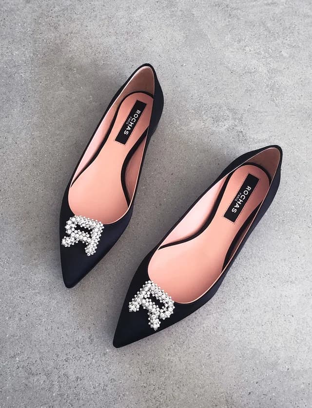 Rochas Ballerina Satin, Black, image 1 of 1 from Cultstatus