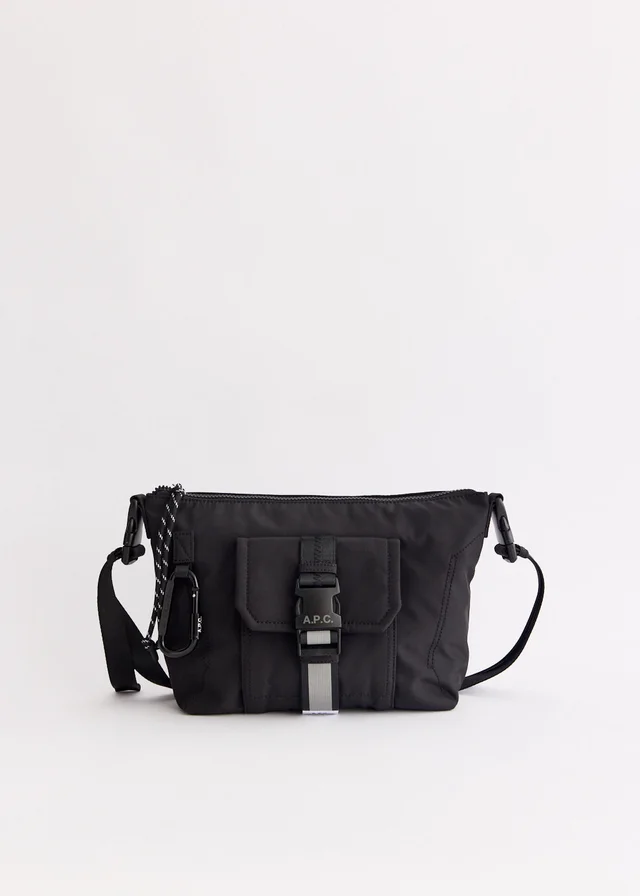 A.P.C. Besace Trek Bag in LZZ BLACK, image 1 of 1 from Incu